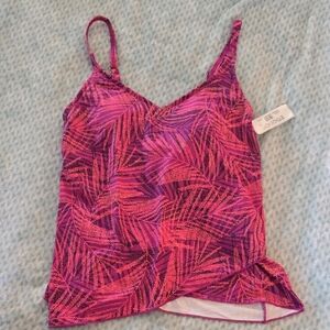 CLEARANCE!Women's Pink and Purple Swim Top
